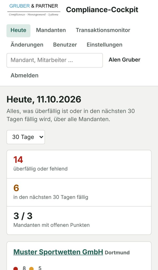 Heute am Handy