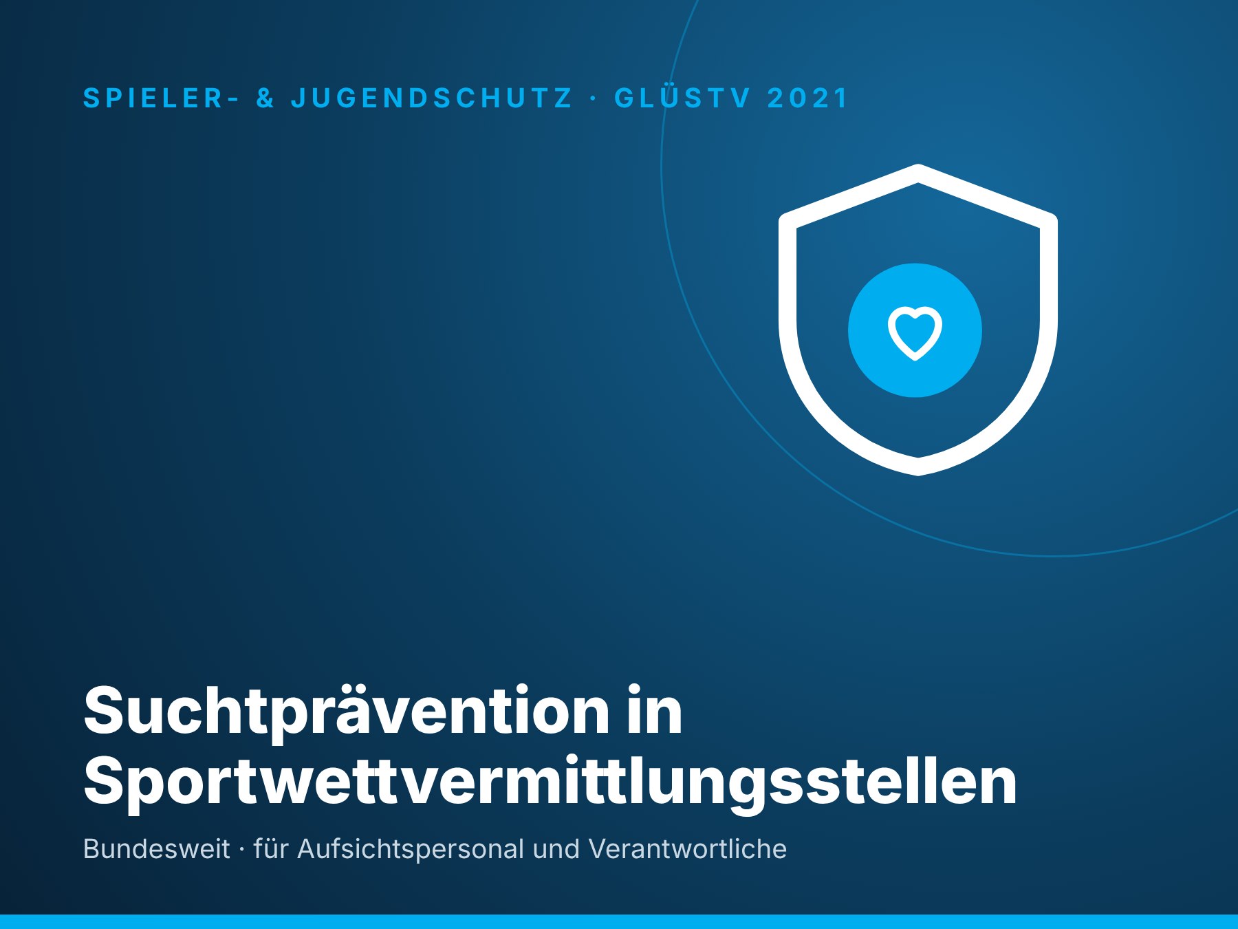 Suchtprävention in Sportwettvermittlungsstellen (bundesweit)